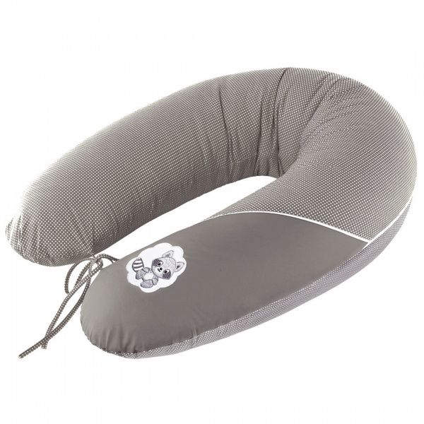 Подушка для вагітних Стандарт 35х200 см сіра IDEIA