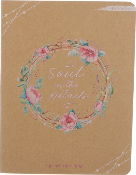 Блокнот студенческий А5 112 листов в ассортименте Поділля