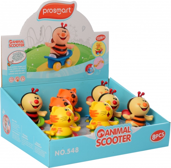 Іграшка заводна Metr+ Тварина на скейті в асортименті 548