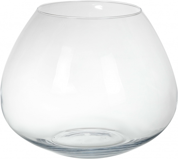 Ваза скляна 25 см прозорий 