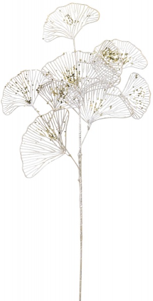 Рослина декоративна гілка кремова 73 см