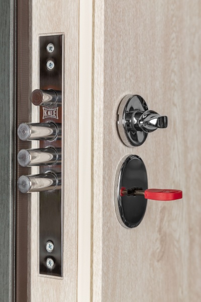 Дверь входная Булат Термо House-705 антрацит / дуб полярный 2050x950 мм левая