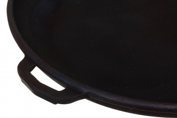 Сковорода для млинців чавунна з дерев'яною ручкою 22x2,5 см 220-25 Maysternya