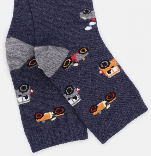 Носки детские для мальчиков Steven 14354 р. 29-31 меланж/джинс 