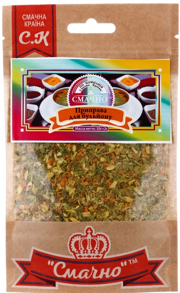 Суміш Для бульйона 50 г Смачно 