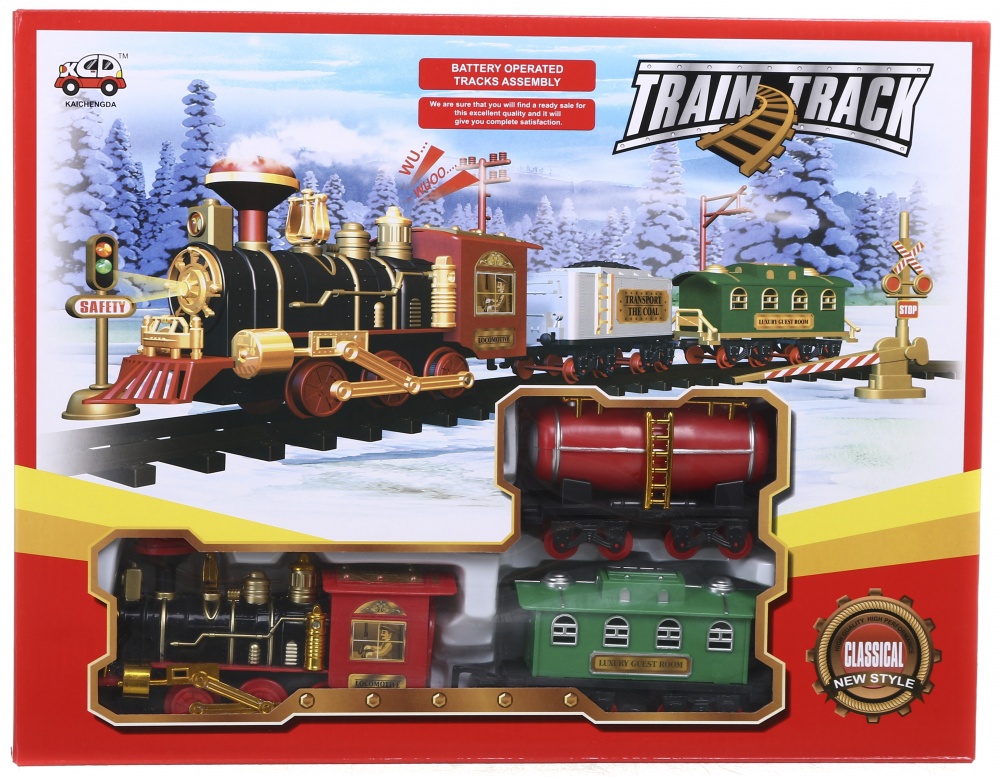 Игровой набор KAICHENGDA железная дорога локомотив 2 шт. OTC0863398
