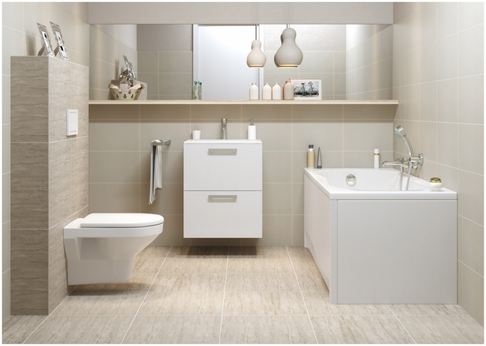 Ванна акрилова Cersanit Nike 160х70 см з ніжками