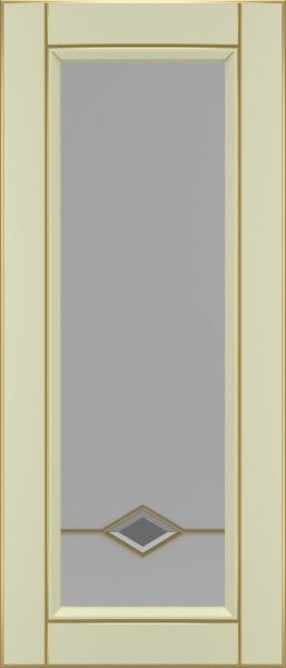 Фасад для кухни Грейд-Плюс Ваниль патинированная золотом №384 920x396 ВТ Паюта