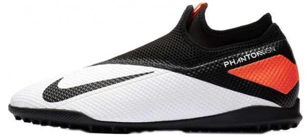 Бутсы Nike PHANTOM VSN 2 ACADEMY DF TF CD4172-106 р. 9,5 бело-черный
