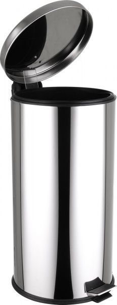 Ведро с крышкой EforMetal для мусора с педалью 40 л 