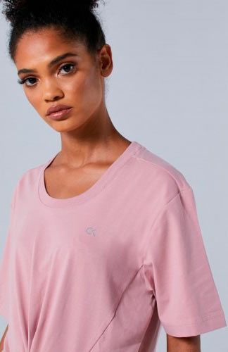 Футболка Calvin Klein Performance SHORT SLEEVE T-SHIRT 00GWT0K199-620 M розовый
