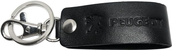 Брелок Shiynik карабин с тиснением Peugeot