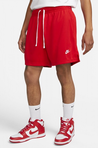 Шорты Nike CLUB MESH FLOW SHORT DX0735-657 р. XL красный