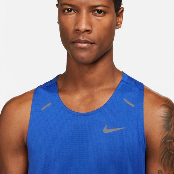 Майка Nike M NK DF RISE 365 TANK CZ9179-480 р.M синій