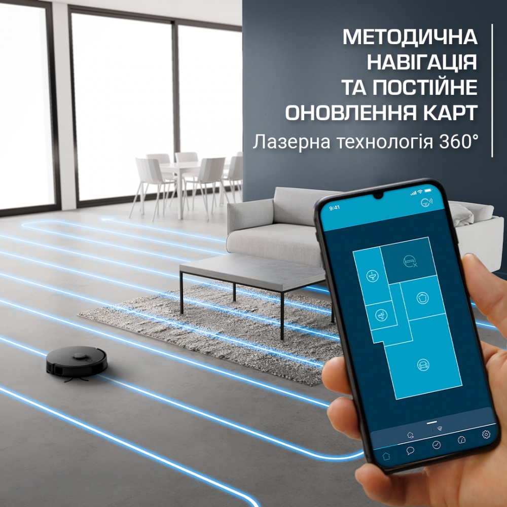 Робот-пылесос Rowenta X-PLORER Serie S135 BLACK STANDARD RR91C5WH black