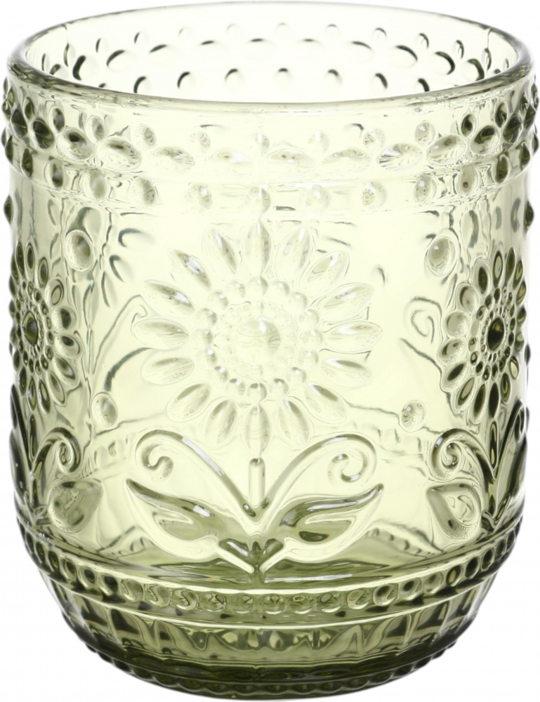 Стакан низкий Maxmark Sunflower зелёный 360 мл 1 шт.