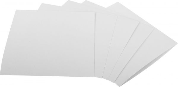 Набір заготовок для листівок 5 шт. 15,5х15,5 см № 10 білий 220 г/м2 