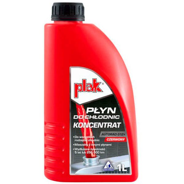 Антифриз Atas G12+ -38°С 1л красный 