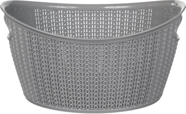Корзина Ucsan Plastik темно-сірий 185x350x290 мм