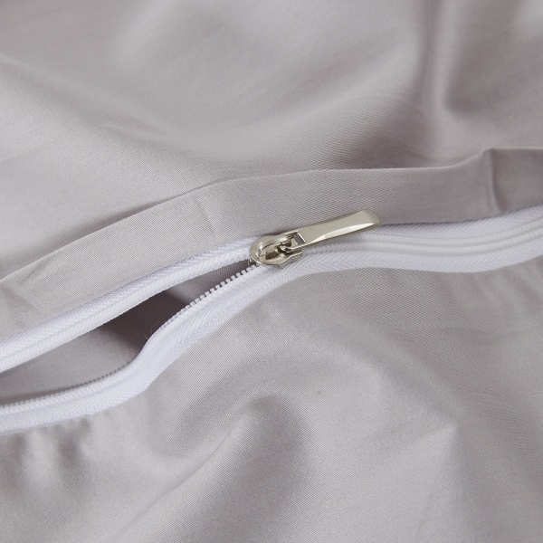 Комплект постільної білизни Solid сімейний світло-бежевий La Nuit 