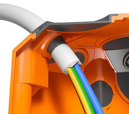 Коробка монтажна Kaiser для г/к герметична самозатухаючий ПВХ 9263-22 