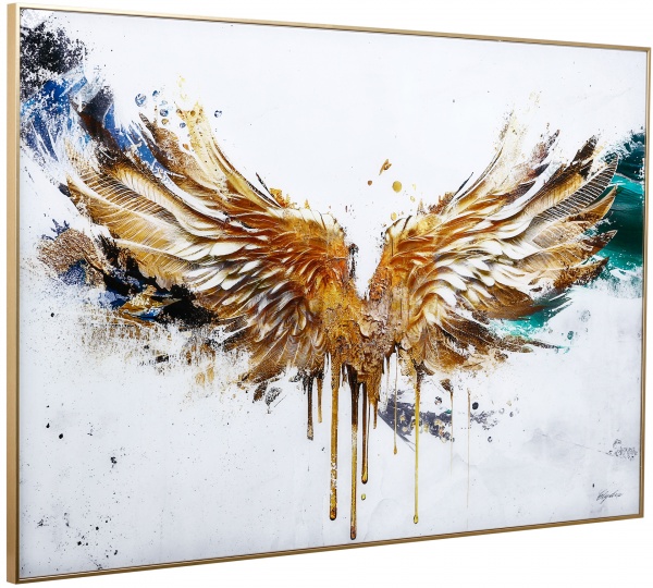 Картина на стекле Gold Wings 80x120 см Styler GL-12652 