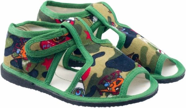 Капці для хлопчиків Экотапок р.27 зелений 1075 