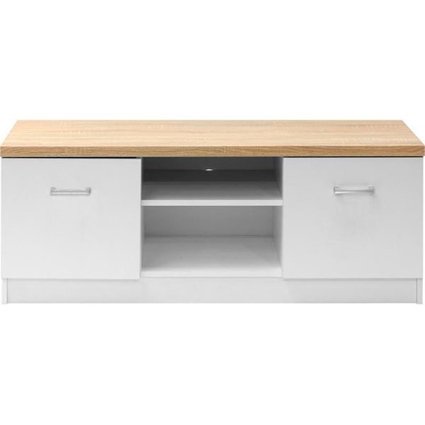 Тумба под ТВ Margo Топ Микс RTV 2D дуб сонома/белый 