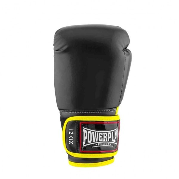 Боксерские перчатки PowerPlay р. 12 12oz 3074 черный