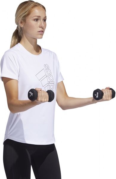 Футболка Adidas W TECH BOS T FQ1987 2XS білий