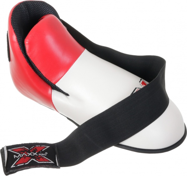 Футы для кикбоксинга MaxxPro KMR-625 красный р. M 