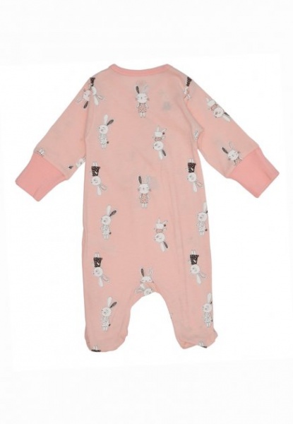 Комбинезон унисекс Фламинго р.56 персиковый 468-125 