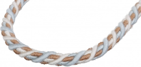 Подхват для штор натуральный 2017-38-K-85 кремовый/бирюзовый Majestic