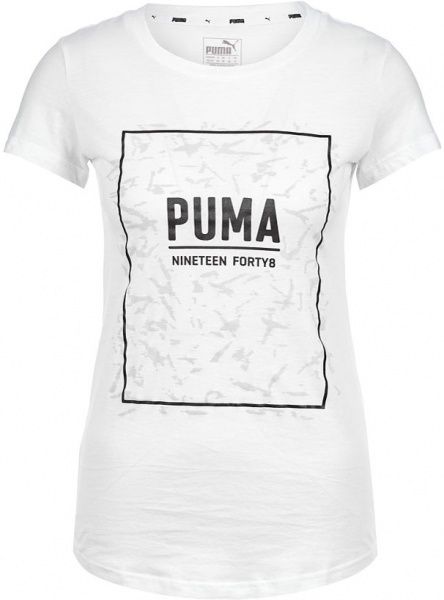Футболка Puma FUSION Graphic Tee 85010702 2XS білий