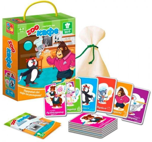 Гра настільна Vladi Toys Зоокафе VT2308-01