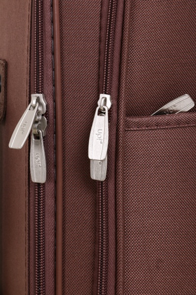 Чемодан 49 л коричневый KX22002 61х40х20 см 