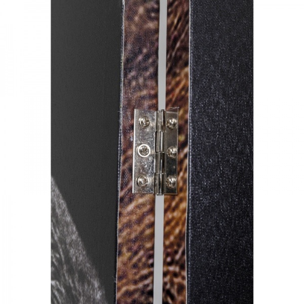 Ширма интерьерная KARE Design King Lion vs Cat Girl 120x180 см 