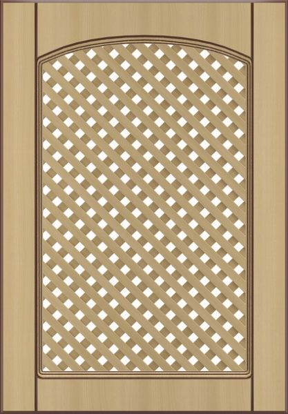 Фасад для кухни Грейд-Плюс Клен светлый патина №420 713x496 ВТ левый Винтаж