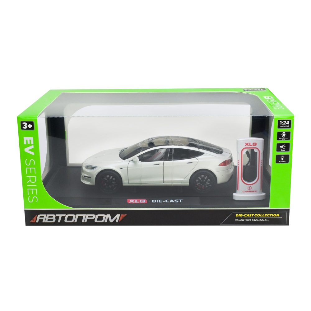 Автомобіль Автопром 1:24 із зарядною станцією AP7713