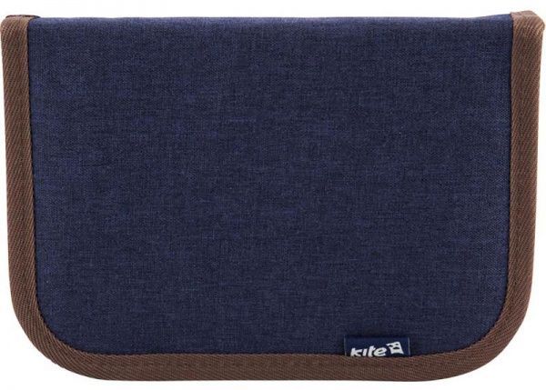 Пенал школьный Education K18-621-11 KITE синий с розовым