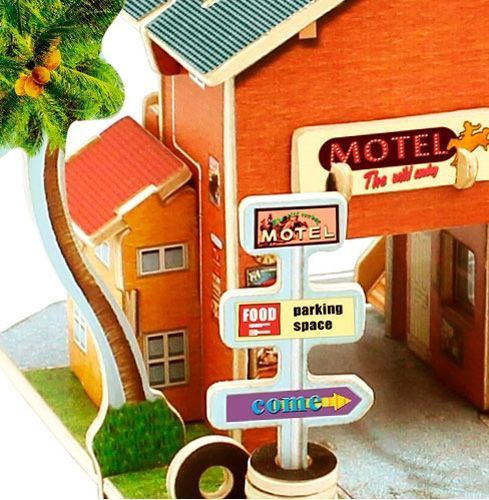 Конструктор Robotime Автомастерская F136