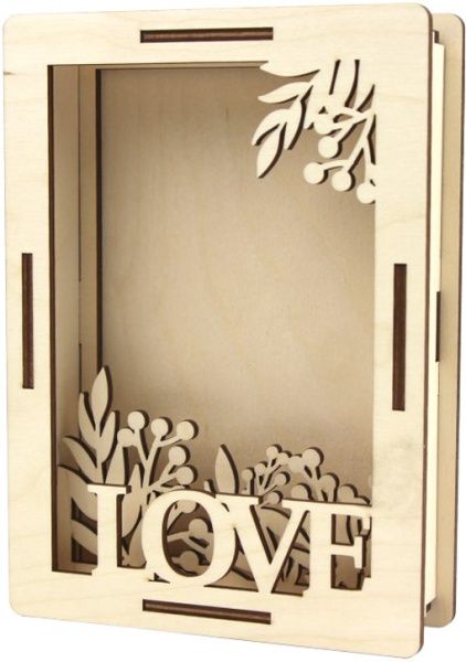 Рамка для фото 3D Love 2 13x18 см Rosa Talent 