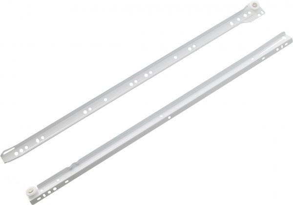 Комплект направляючих  HAFELE 431.06.757 роликових 550 мм білий