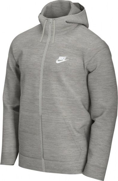 Джемпер Nike M NSW CLUB HOODIE FZ JSY CJ4443-063 р. XL сірий