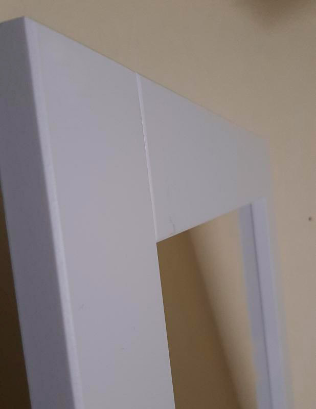 Підлогове дзеркало ЛАДА ГІВА МДФ ЛІРА 1640х490х40 мм білий супермат