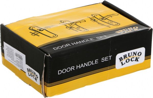 Замок врезной с ручками Bruno 1251 BRN WC 62 мм матовый никель