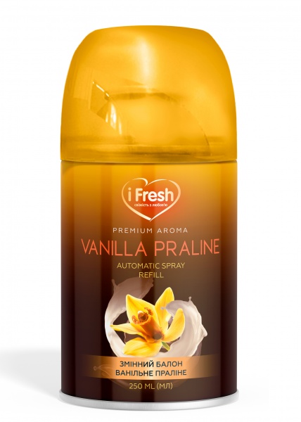 Сменный баллончик для микроспреем iFresh premium aroma vanilla praline 250 мл 250 мл