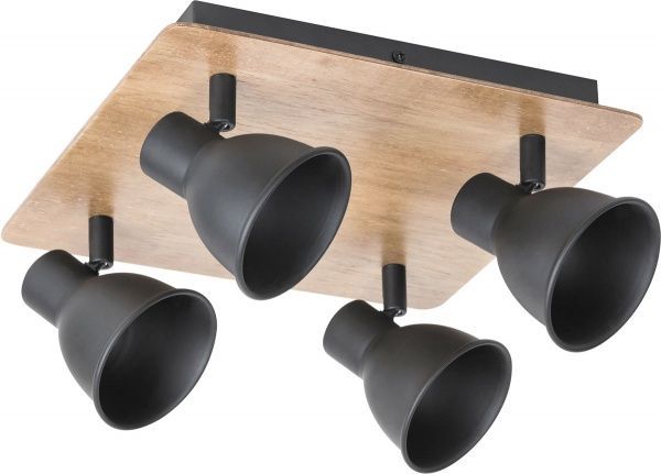 Спот Rabalux Mac 5905 4x35 Вт GU10 чорний/бук 