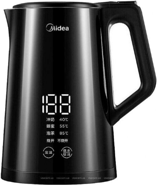 Електрочайник Midea SH15power508 чорний 