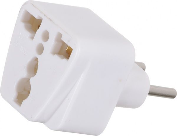 Перехідник мережевий універсальний ЕМТ England білий 2-0155У 